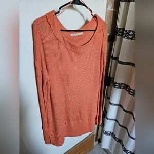 Free People North Shore Thermal, Peach XS